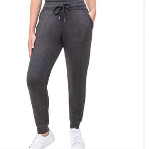 Eddie Bauer Heather Gray Fleece Lounge Joggers - Size Small